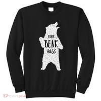 Free Bear Hugs From A Huge White Bear. Funny Bear Hug Sweatshirt thumb 0