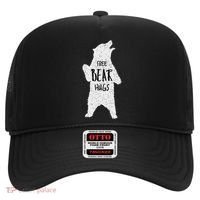 Free Bear Hugs From A Huge White Bear. Funny Bear Hug Hat thumb 0