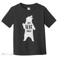 Free Bear Hugs From A Huge White Bear. Funny Bear Hug Toddler T-Shirt thumb 0