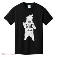 Free Bear Hugs From A Huge White Bear. Funny Bear Hug Kids T-Shirt thumb 0