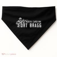 Fort Bragg Home Of The Airborne Special Operations Forces USA-Made Doggie Bandana thumb 0