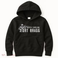 Fort Bragg Home Of The Airborne Special Operations Forces Kids Hoodie thumb 0