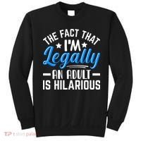 Funny Birthday Humor Bday Celebration Gift For 18th, 30th, 40th Sweatshirt thumb 0