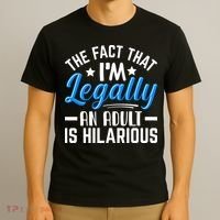 Funny Birthday Humor Bday Celebration Gift For 18th, 30th, 40th T-Shirt thumb 3