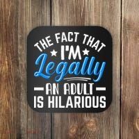 Funny Birthday Humor Bday Celebration Gift For 18th, 30th, 40th Coaster thumb 0