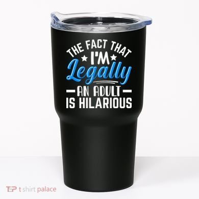 Funny Birthday Humor Bday Celebration Gift For 18th, 30th, 40th Tumbler