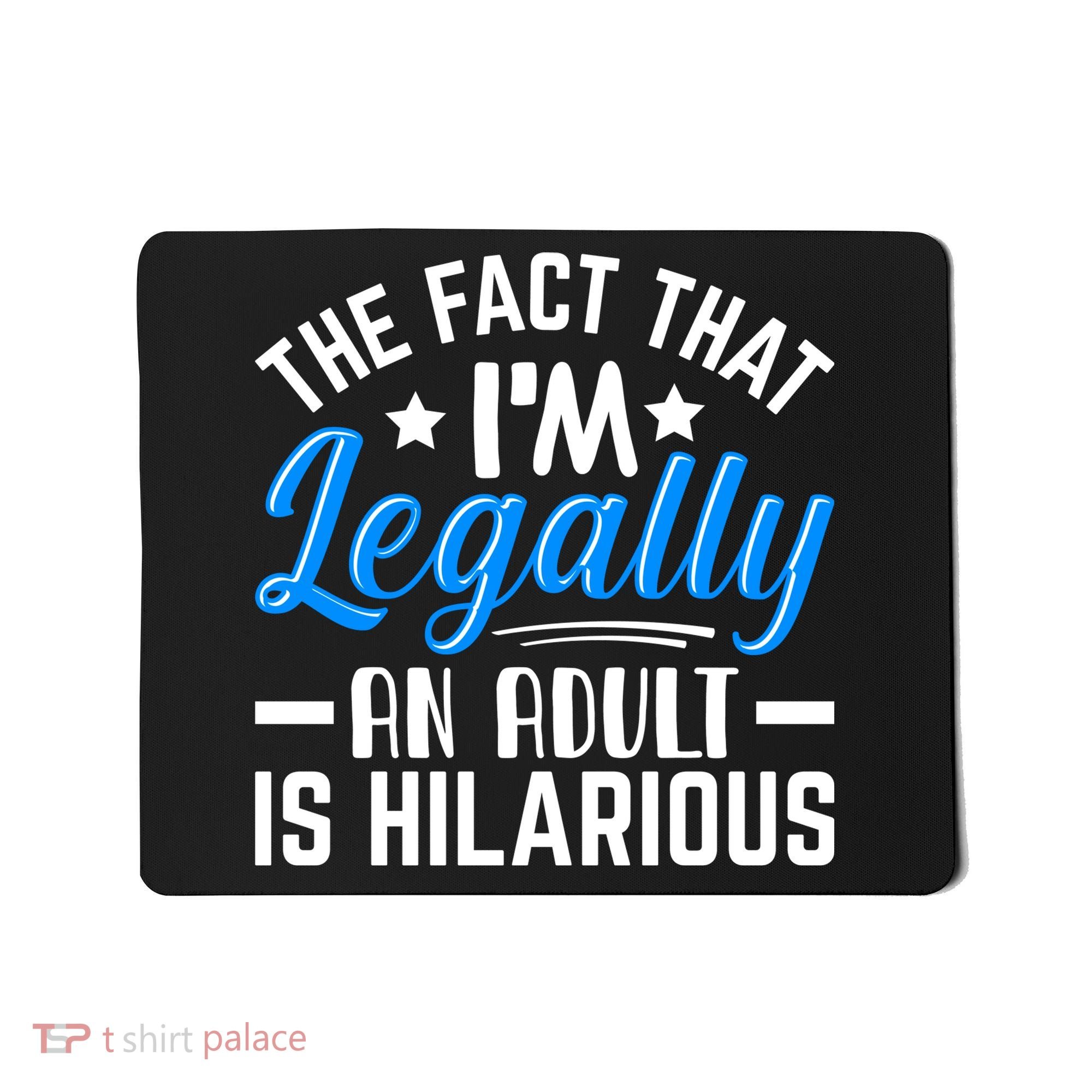 Funny Birthday Humor Bday Celebration Gift For 18th, 30th, 40th Mousepad