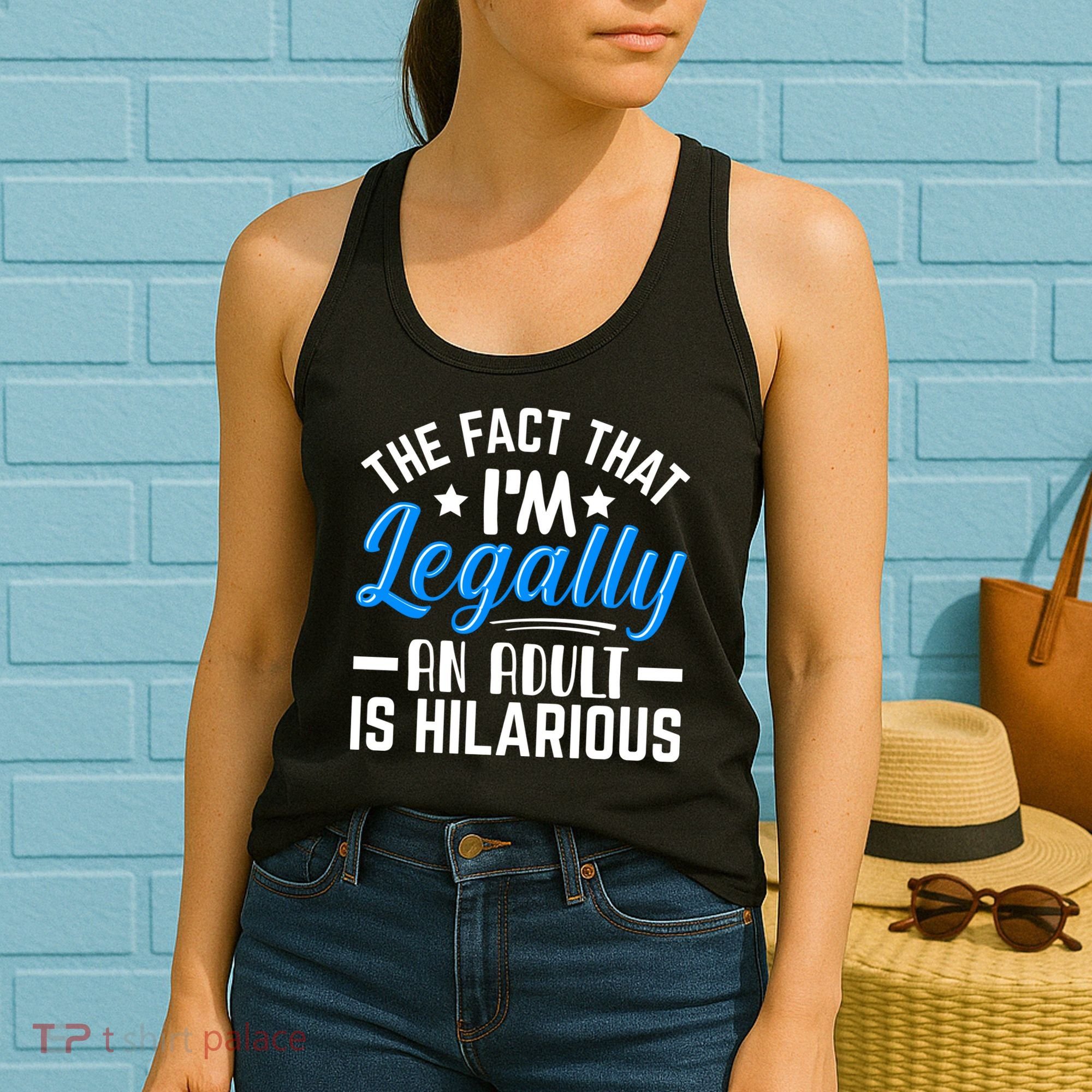 Funny Birthday Humor Bday Celebration Gift For 18th, 30th, 40th Women's Tank Top
