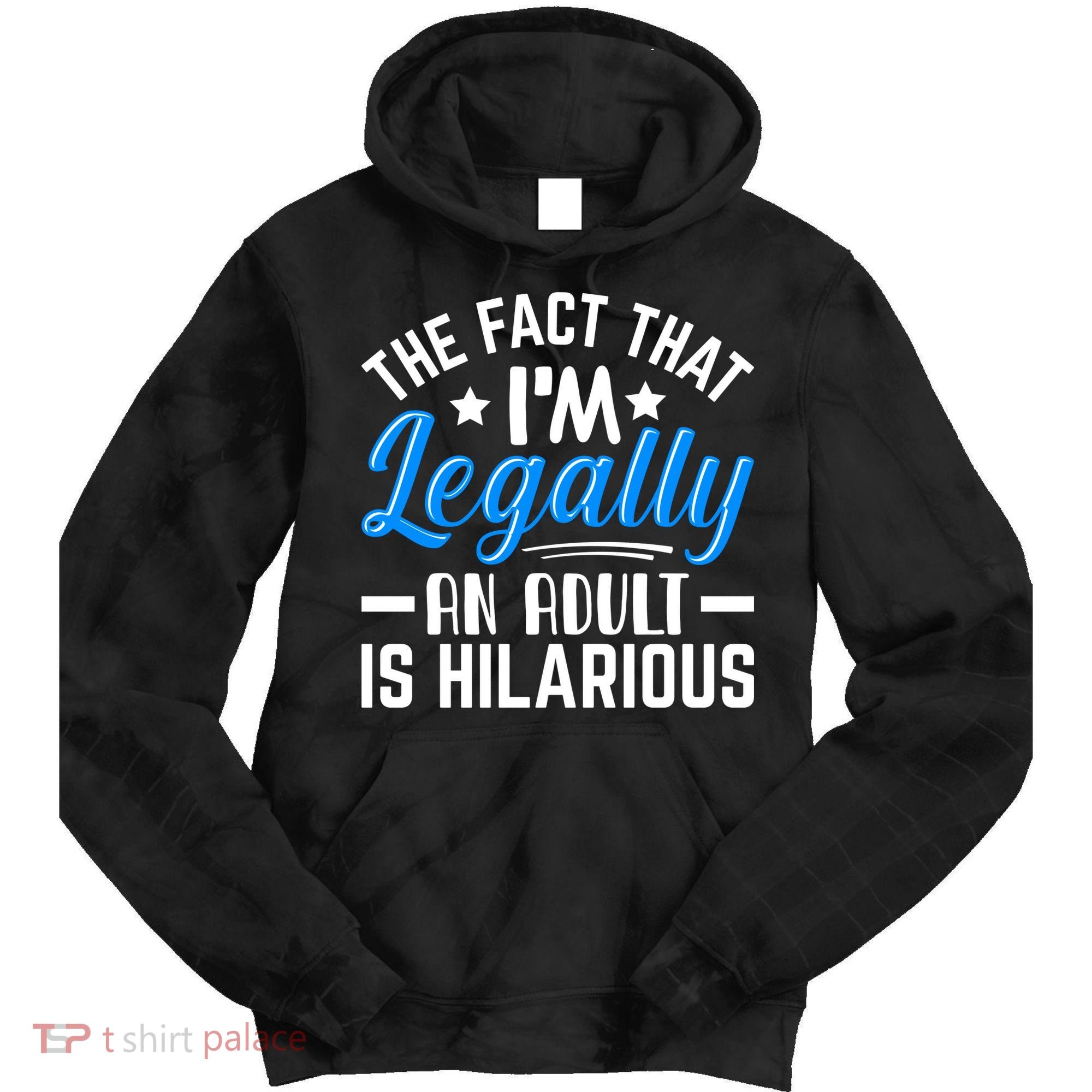Funny Birthday Humor Bday Celebration Gift For 18th, 30th, 40th Tie Dye Hoodie