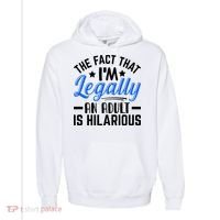 Funny Birthday Humor Bday Celebration Gift For 18th, 30th, 40th Comfort Colors Garment-Dyed Hooded Sweatshirt thumb 0