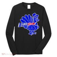 Funny BillsGiving Happy Thanksgiving Football Long Sleeve Shirt thumb 0