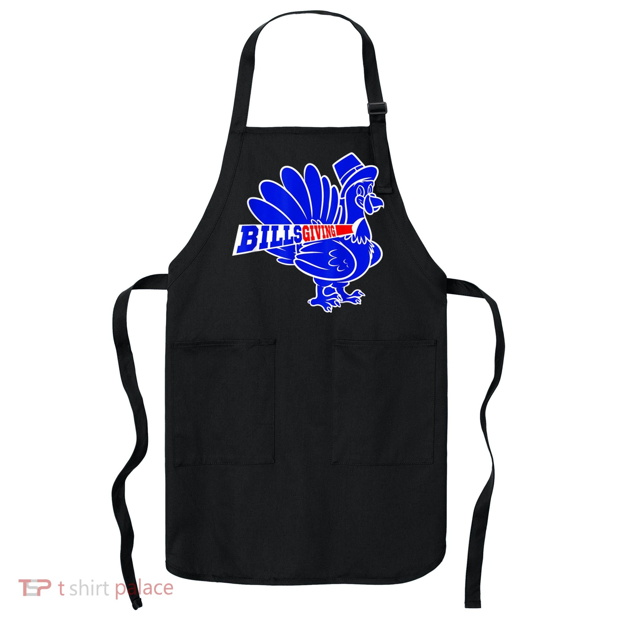 Funny BillsGiving Happy Thanksgiving Football Apron