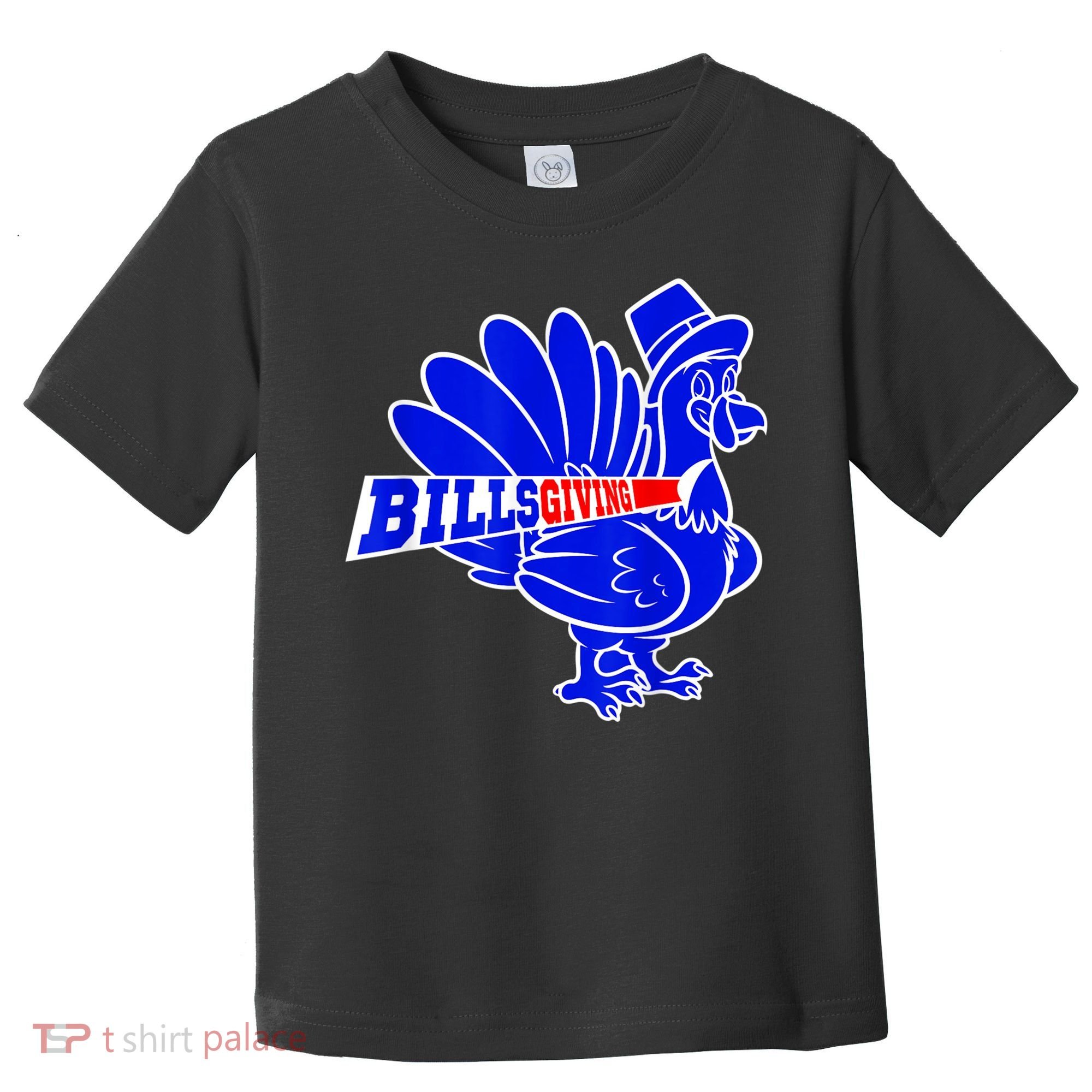 Funny BillsGiving Happy Thanksgiving Football Toddler T-Shirt