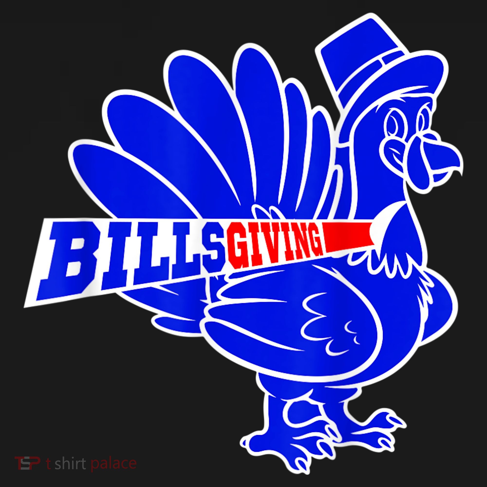 Funny BillsGiving Happy Thanksgiving Football Visor