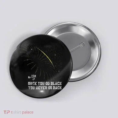 Funny Black Hole Physicist Gift Physics Button