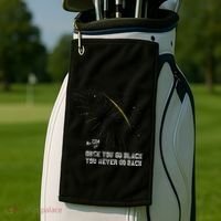 Funny Black Hole Physicist Gift Physics Golf Towel thumb 2