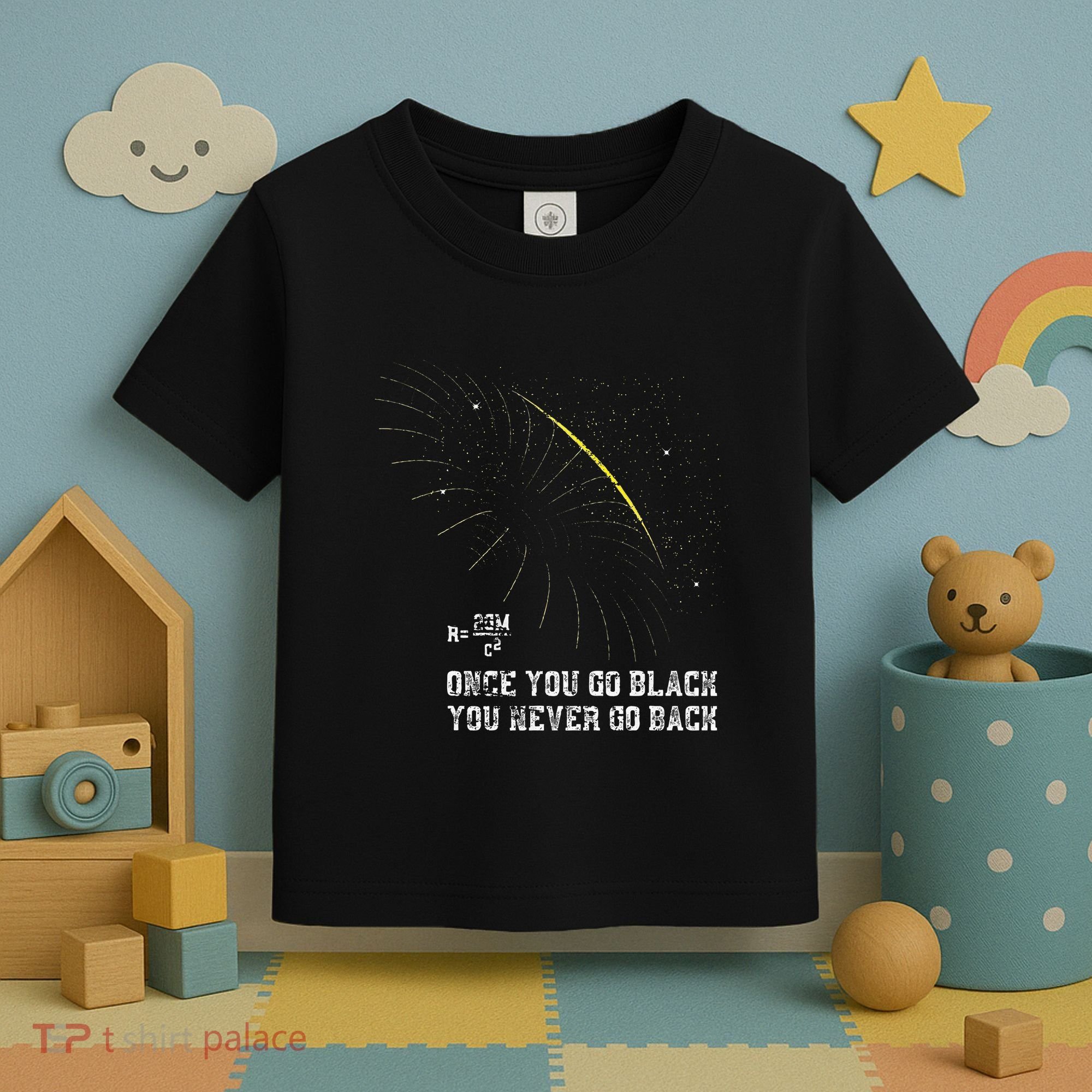 Funny Black Hole Physicist Gift Physics Toddler T-Shirt