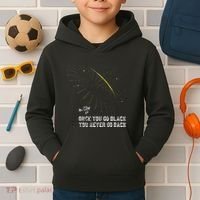 Funny Black Hole Physicist Gift Physics Kids Hoodie thumb 2