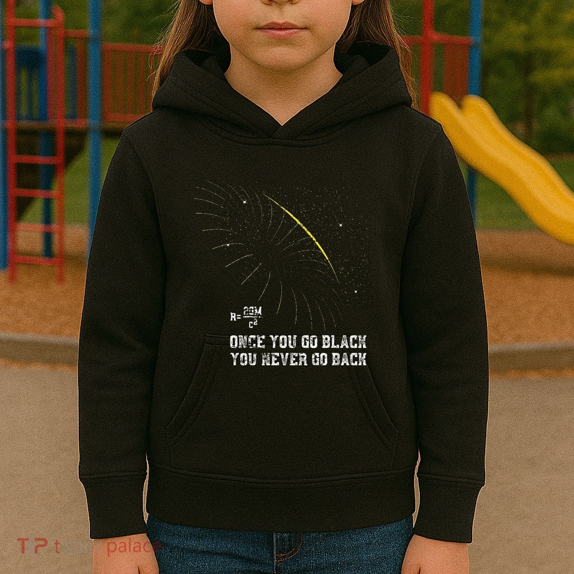 Funny Black Hole Physicist Gift Physics Kids Hoodie
