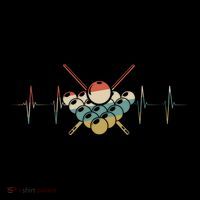 Fivepin Billiards Heartbeat Retro Ecg Ekg Gift Coffee Mug thumb 5