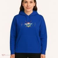 Fivepin Billiards Heartbeat Retro Ecg Ekg Gift Hoodie thumb 5
