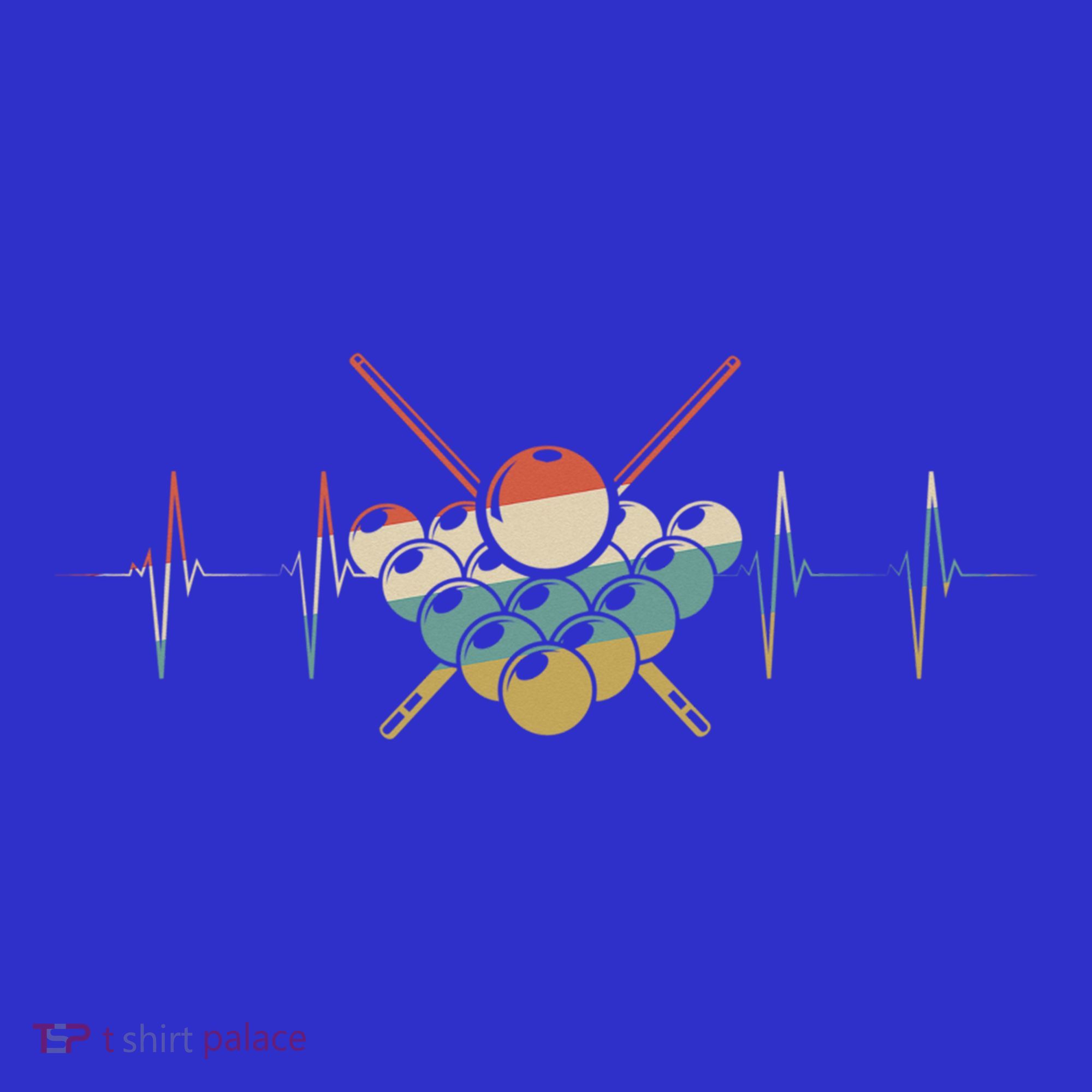 Fivepin Billiards Heartbeat Retro Ecg Ekg Gift Women's Tank Top
