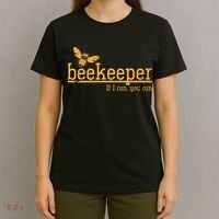 Funny Bee Hive Honey Lover Gift Beekeeper T-Shirt thumb 4