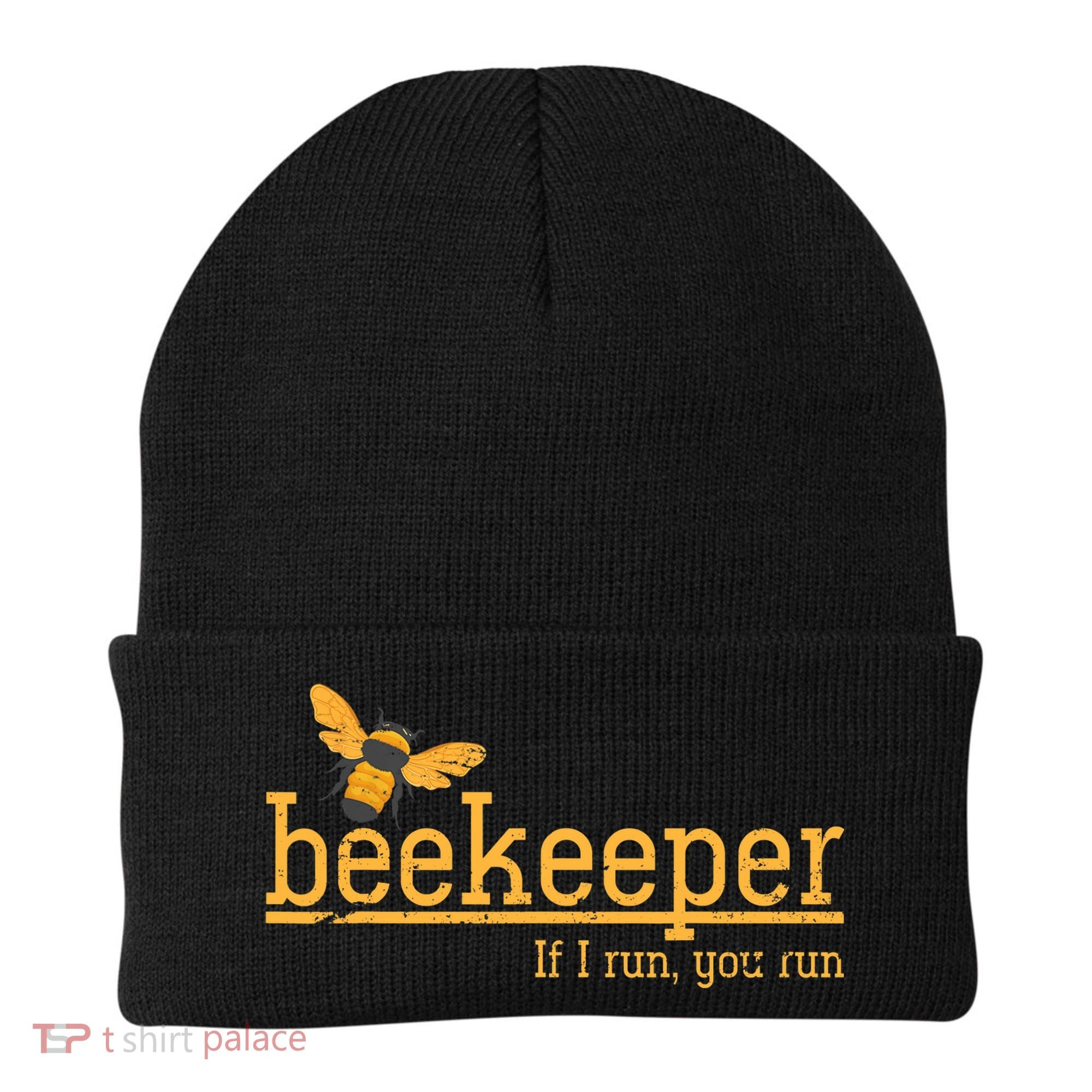 Funny Bee Hive Honey Lover Gift Beekeeper Beanie