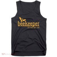 Funny Bee Hive Honey Lover Gift Beekeeper Tank Top thumb 0