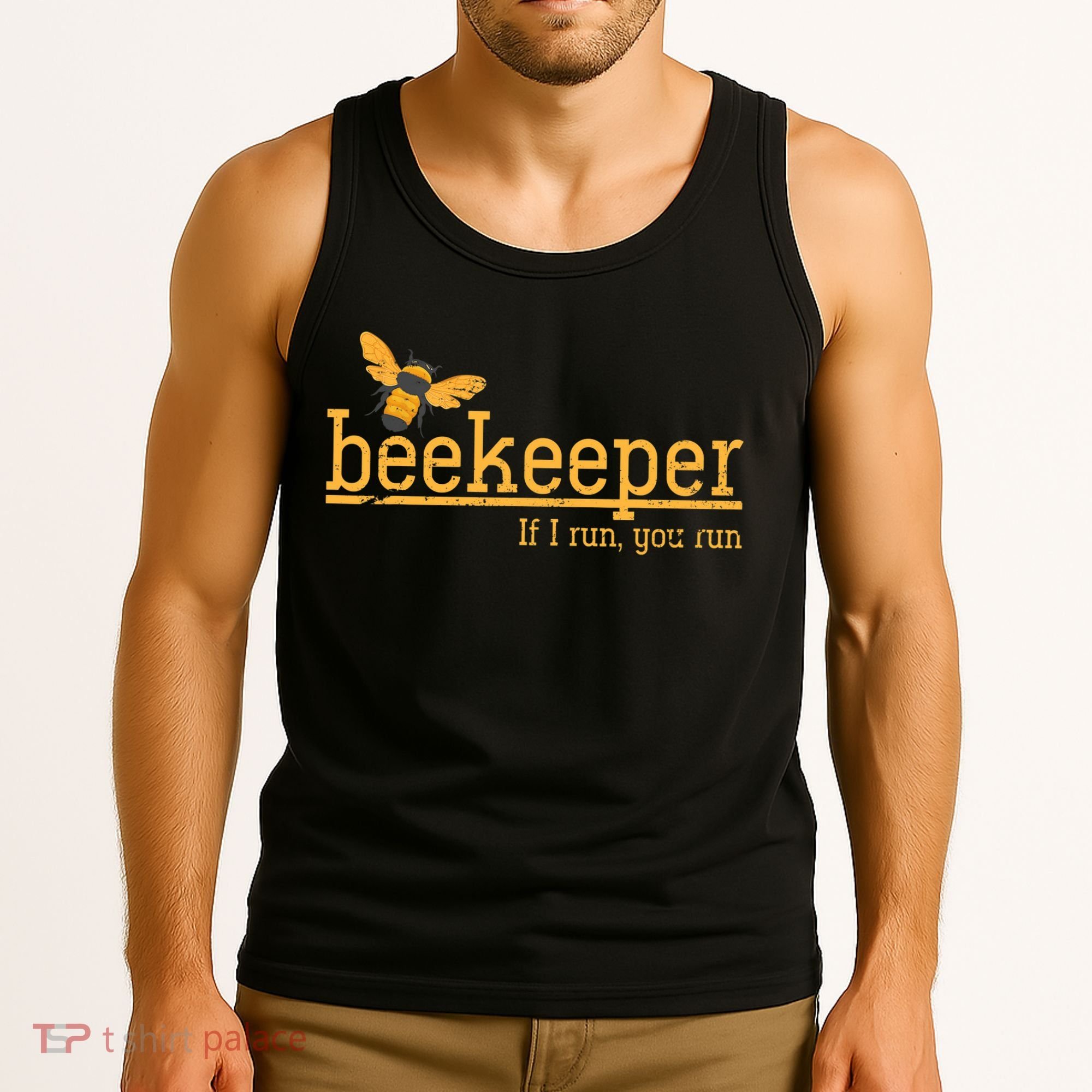 Funny Bee Hive Honey Lover Gift Beekeeper Tank Top