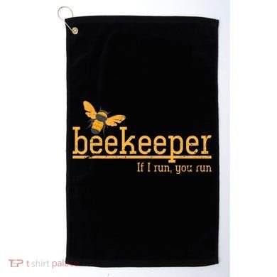 Funny Bee Hive Honey Lover Gift Beekeeper Golf Towel