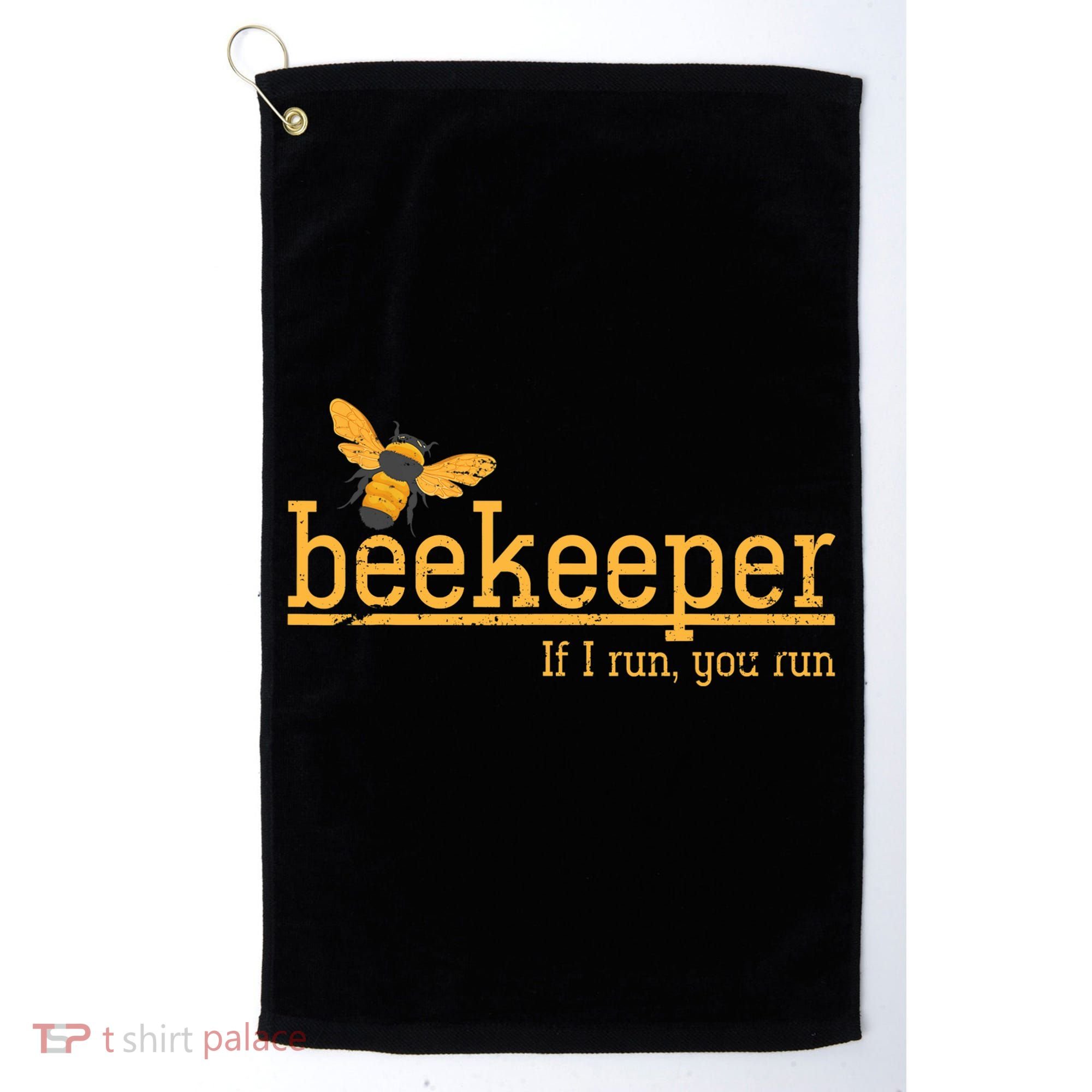 Funny Bee Hive Honey Lover Gift Beekeeper Golf Towel