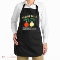 Fragile Balls Handle With Care Funny Apron thumb 2