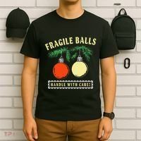 Fragile Balls Handle With Care Funny T-Shirt thumb 6