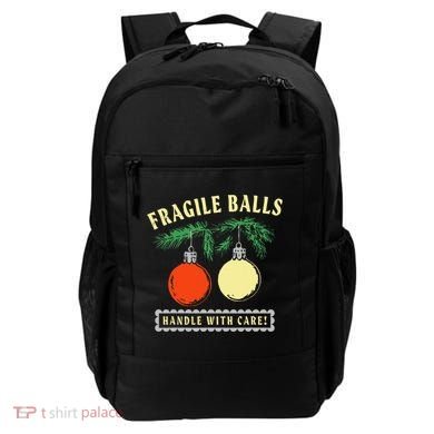 Fragile Balls Handle With Care Funny Backpack