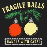 Fragile Balls Handle With Care Funny Beanie thumb 2