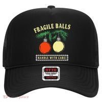 Fragile Balls Handle With Care Funny Hat thumb 0