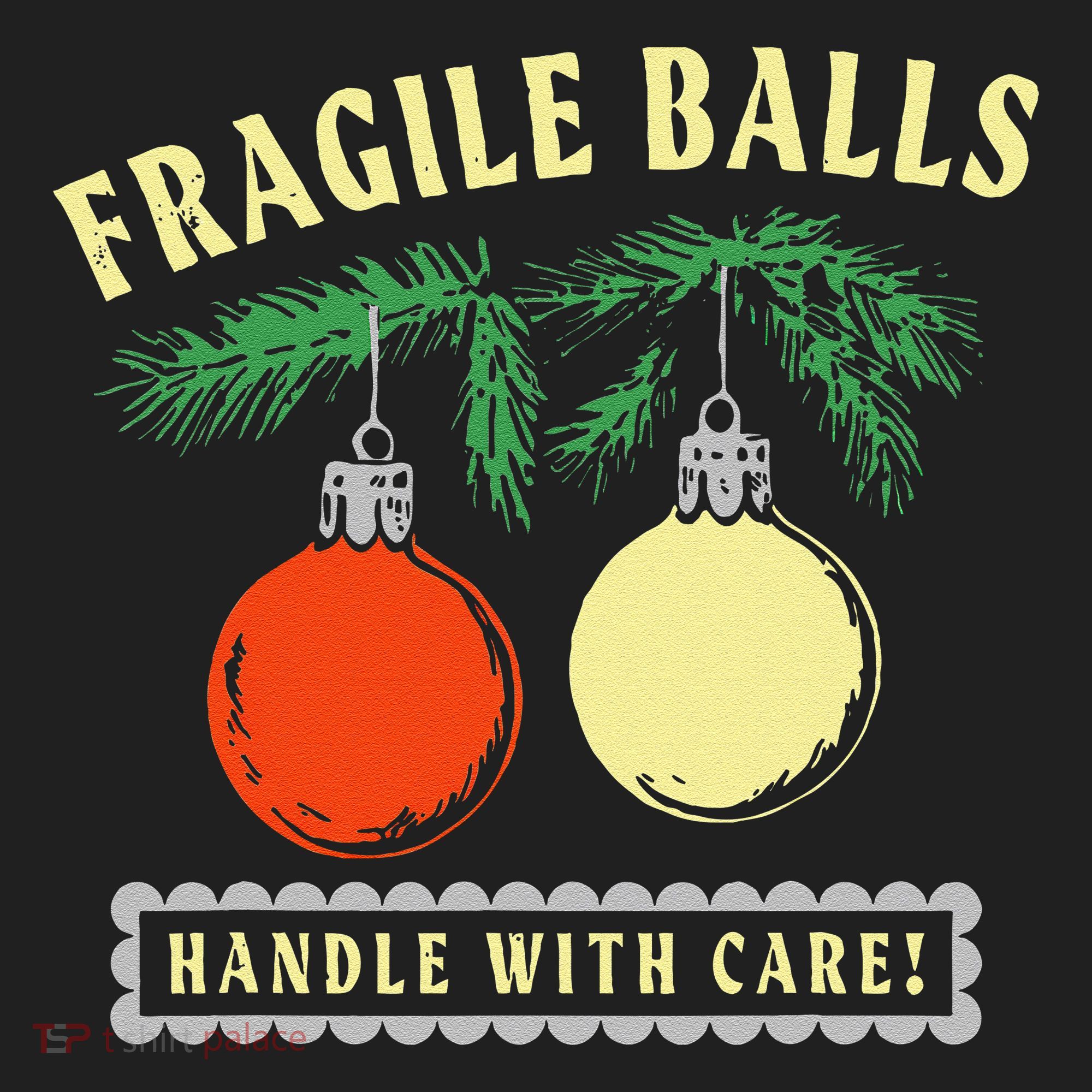 Fragile Balls Handle With Care Funny Hat