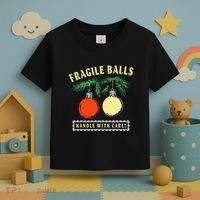 Fragile Balls Handle With Care Funny Toddler T-Shirt thumb 3