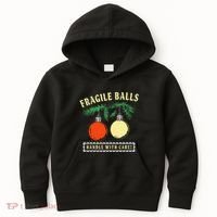 Fragile Balls Handle With Care Funny Kids Hoodie thumb 0