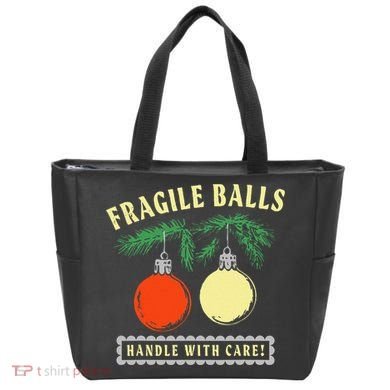 Fragile Balls Handle With Care Funny Tote Bag