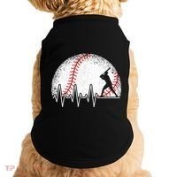 Funny Baseball Heartbeat Baseball Player Doggie Tank thumb 0