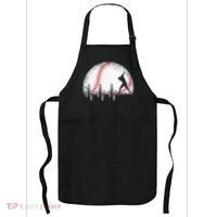 Funny Baseball Heartbeat Baseball Player Apron thumb 0