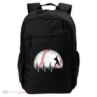 Funny Baseball Heartbeat Baseball Player Backpack thumb 0