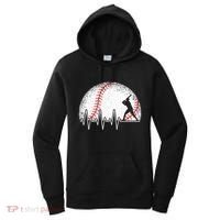 Funny Baseball Heartbeat Baseball Player Women's Hoodie thumb 0