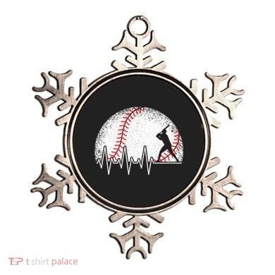 Funny Baseball Heartbeat Baseball Player Ornament