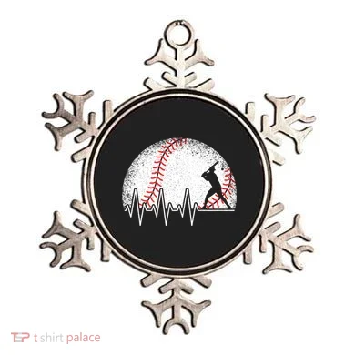 Funny Baseball Heartbeat Baseball Player Ornament