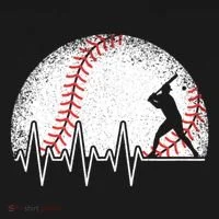 Funny Baseball Heartbeat Baseball Player Toddler Hoodie thumb 2
