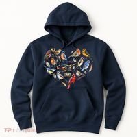 Forest Bird Heart Watching Cardinal Goldfinch Wren Chickadee Hoodie thumb 0