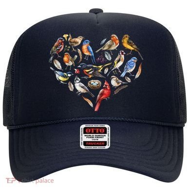 Forest Bird Heart Watching Cardinal Goldfinch Wren Chickadee Hat